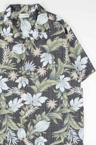 Black Flora Hawaiian Shirt