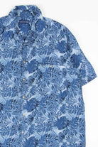 Blue Leaves Hawaiian Shirt 1