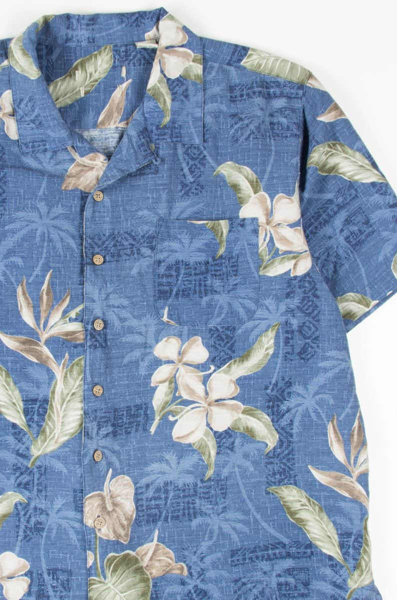 Blue Leaves Hawaiian Shirt 2