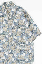 Pineapple Checkered Print Hawaiian Shirt