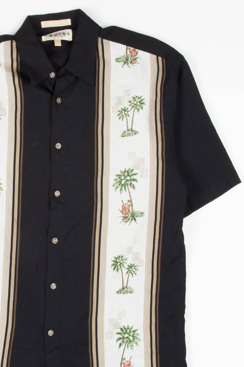 Tropical Bowling Stripes Hawaiian Shirt 1792