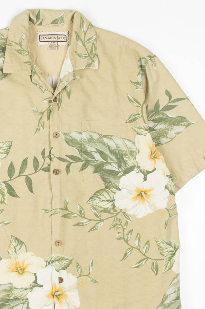 Large Floral Print Hawaiian Shirt 1794