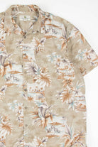 Rope Framed Beach Scene Hawaiian Shirt 1799