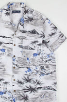 Sketched Floral Hawaiian Shirt 1822