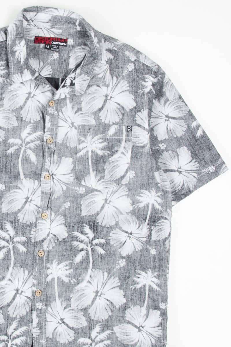 Faded Hibiscus Hawaiian Shirt 1834