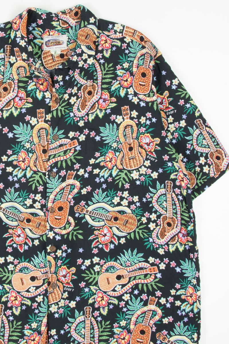Festive Ukulele Hawaiian Shirt 1845