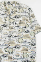 Vintage Fish Print Hawaiian Shirt 1848