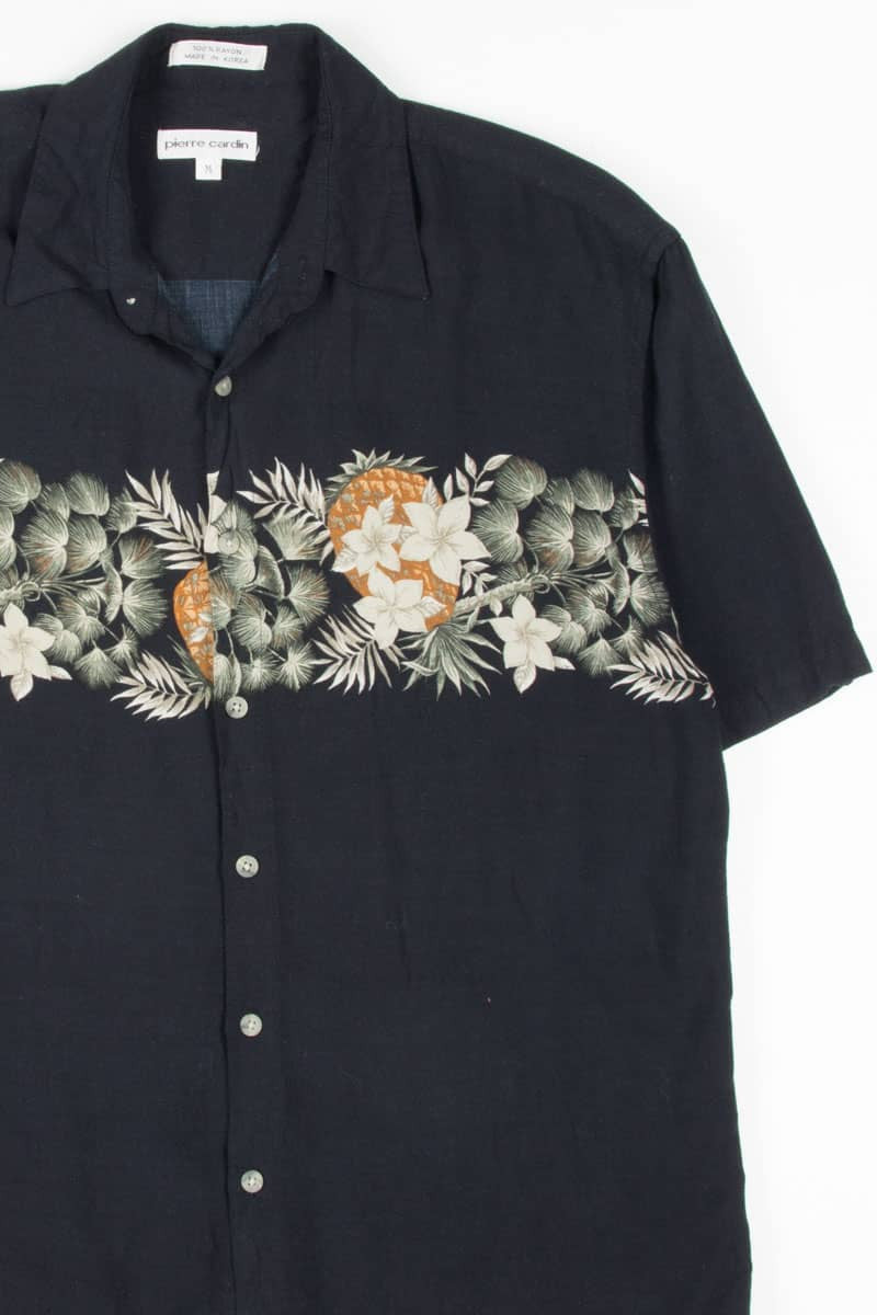Pineapple Stripe Hawaiian Shirt 1852