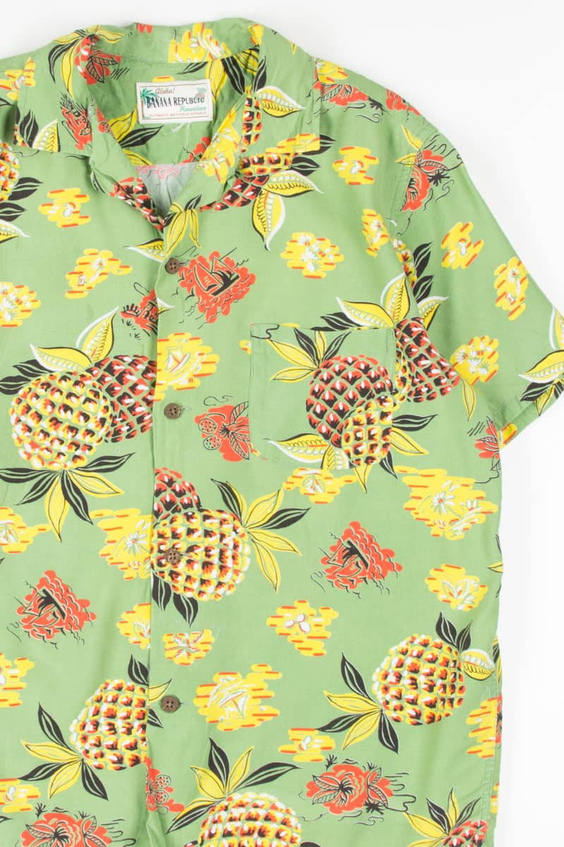 Green Pineapple Hawaiian Shirt 1856