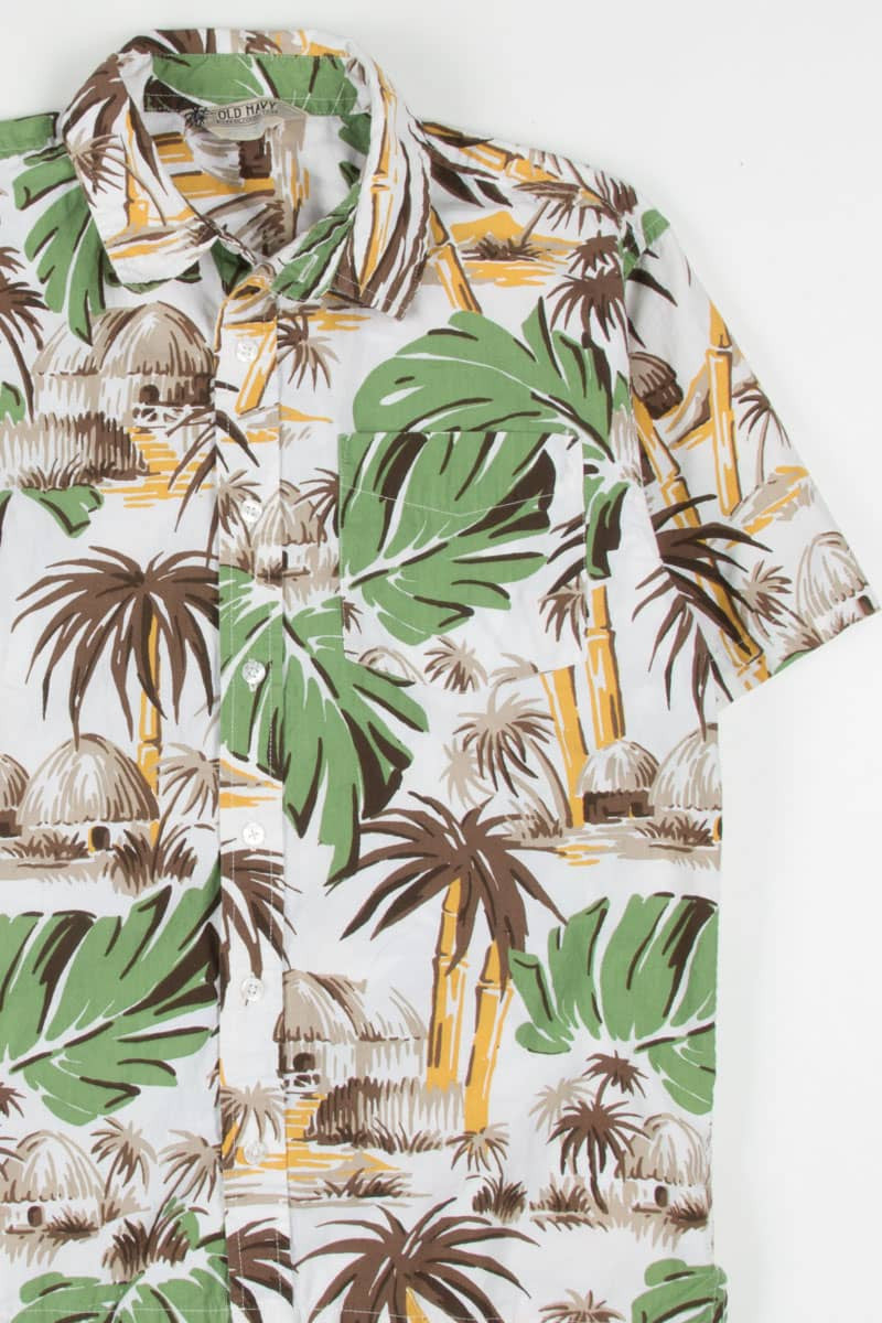 Thatched Hut Hawaiian Shirt 1865