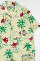 Vintage Yellow Hawaiian Shirt 1887