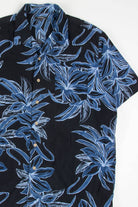 Two Tone Black Hawaiian Shirt 1888