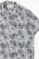 Grey Leaves Hawaiian Shirt 1896