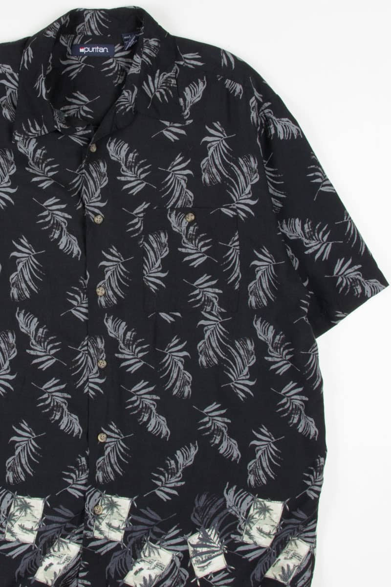 Bottom Picture Border Hawaiian Shirt 1900