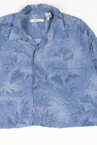 Blue Cropped Hawaiian Shirt 1922
