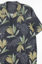 Silk Tommy Bahama Large Leaves Hawaiian Shirt 1942
