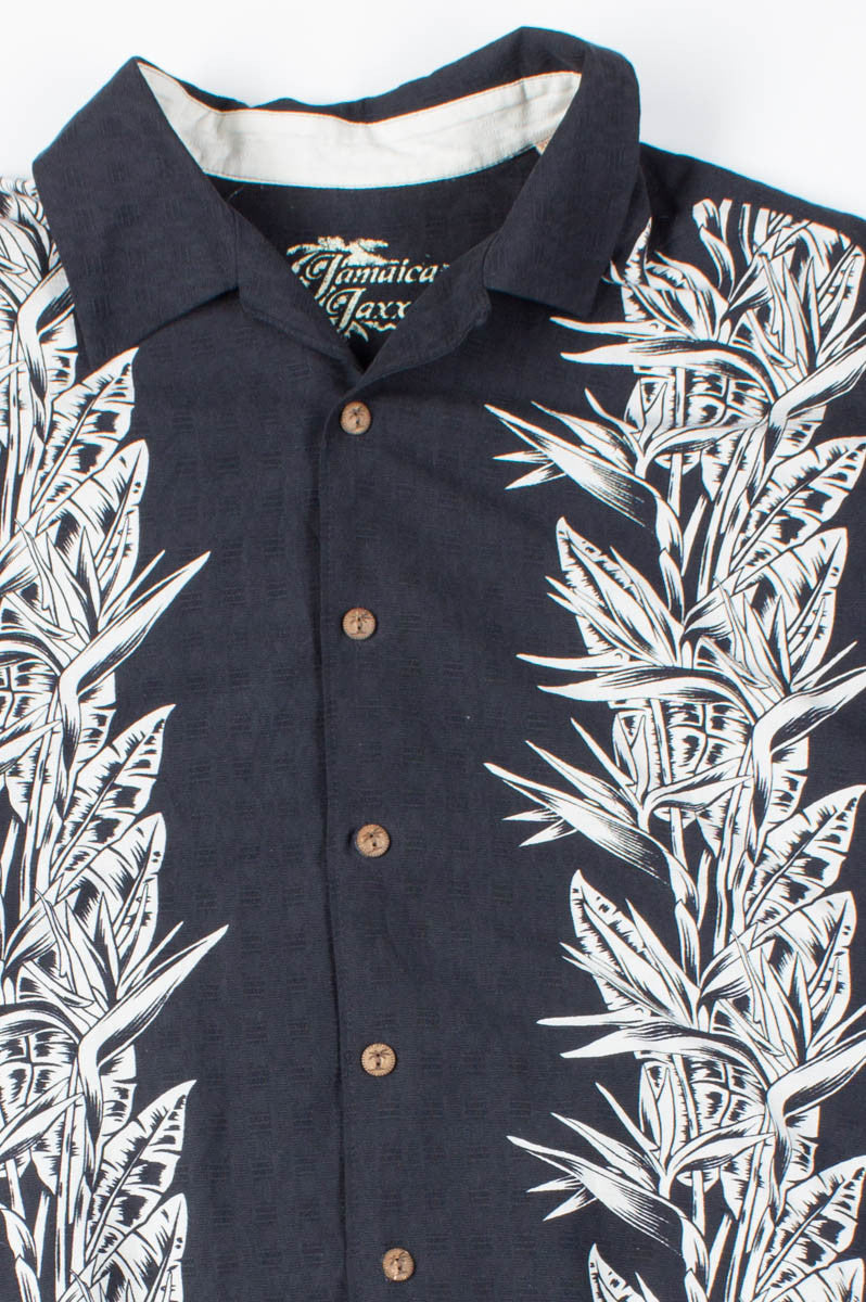 Black Foliage Vintage Hawaiian