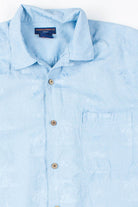 Blue Textured Vintage Hawaiian