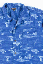 Blue Patterned Vintage Hawaiian
