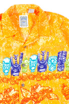 Orange Tiki Vintage Hawaiian