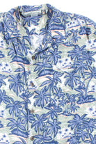 Pink Beach Palms Vintage Hawaiian