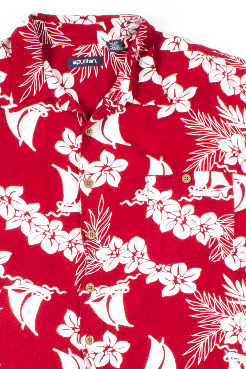 Classic Red Vintage Hawaiian
