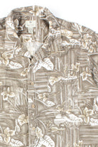 Light Brown Vintage Hawaiian
