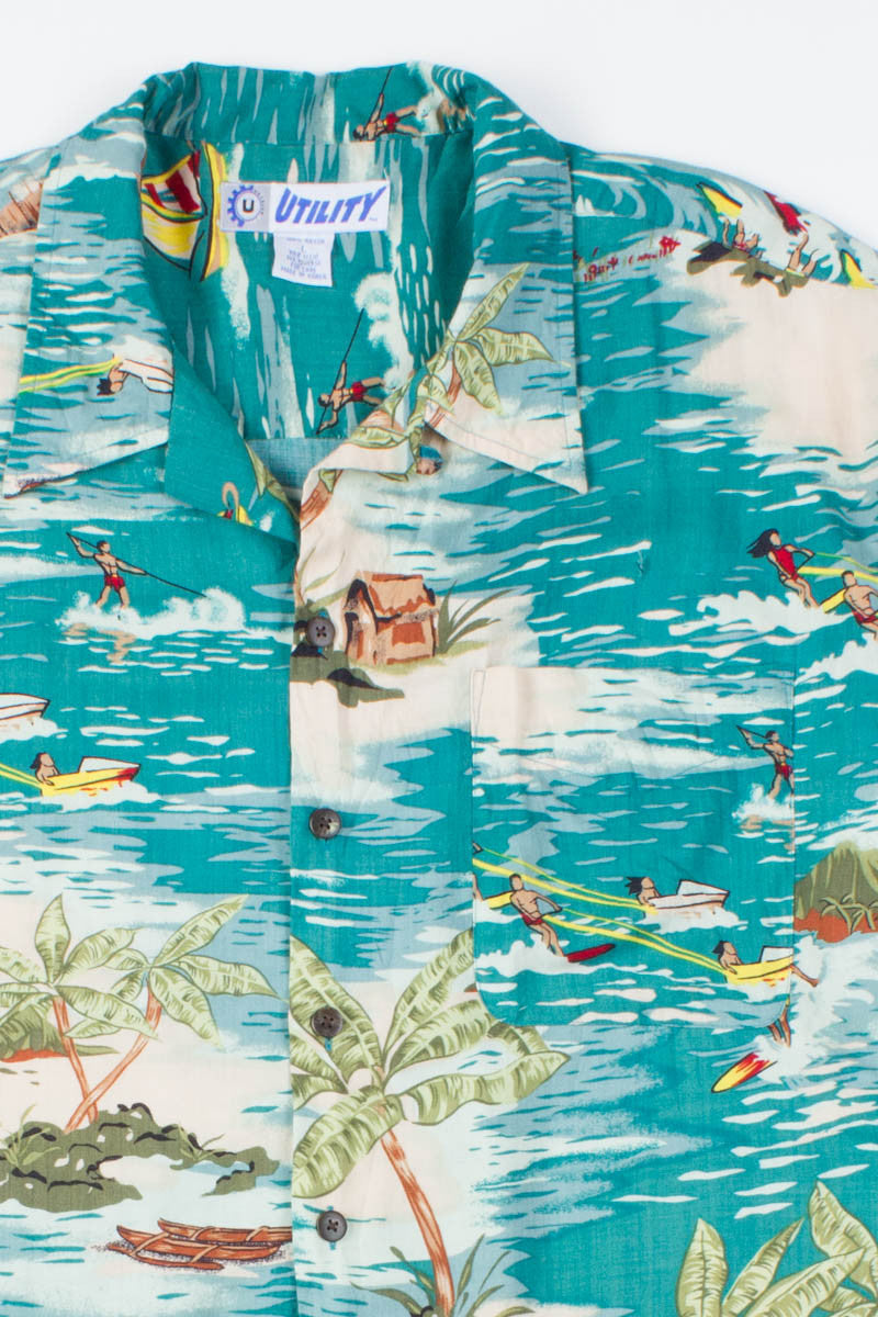 Aqua Surf Vintage Hawaiian