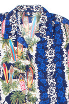 Surf Board Stripes Vintage Hawaiian