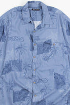 Blue Leaves Vintage Hawaiian 2