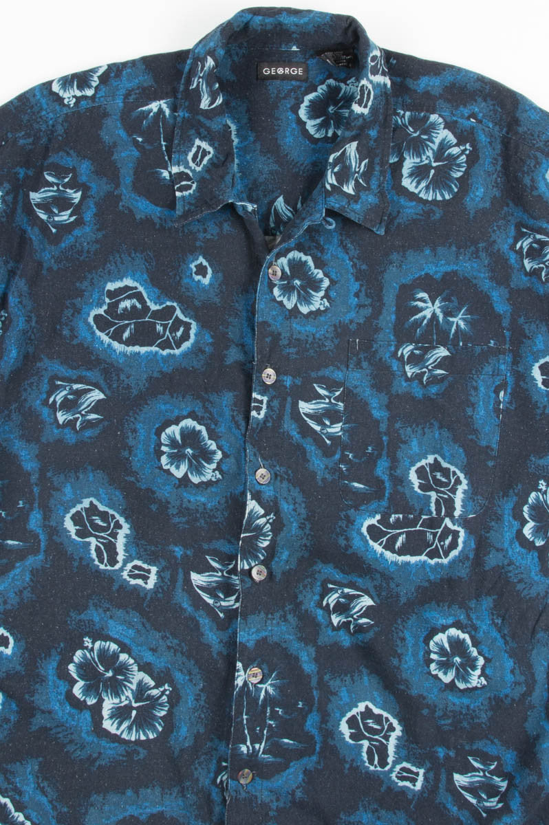 Angel Fish Hibiscus Vintage Hawaiian