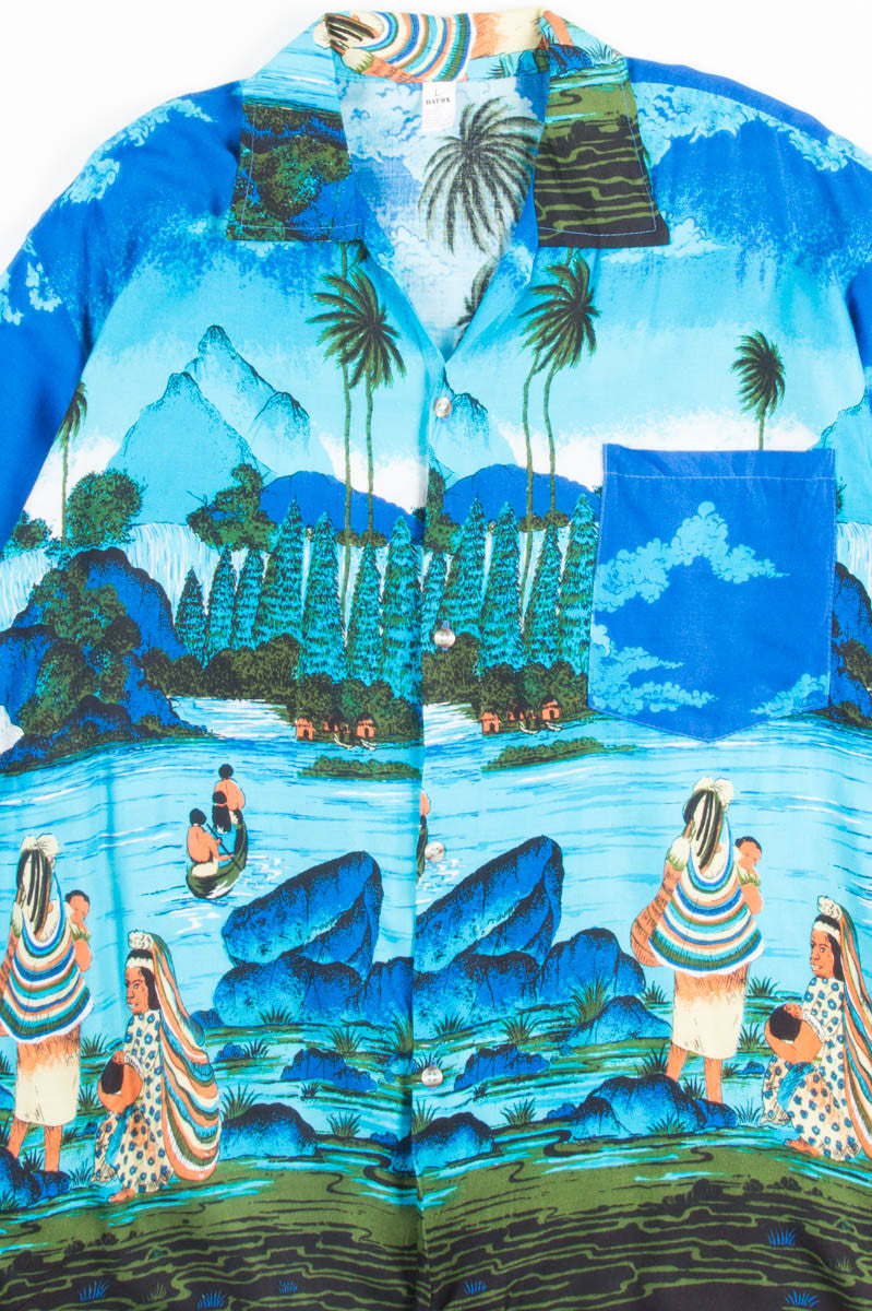 Blue Islanders Vintage Hawaiian