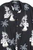 Black Sail Boat Vintage Hawaiian