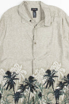 Printed Palms Vintage Hawaiian