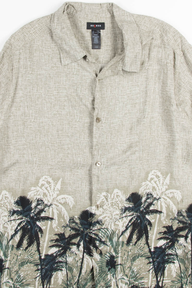 Printed Palms Vintage Hawaiian