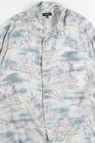 Pastel Village Vintage Hawaiian