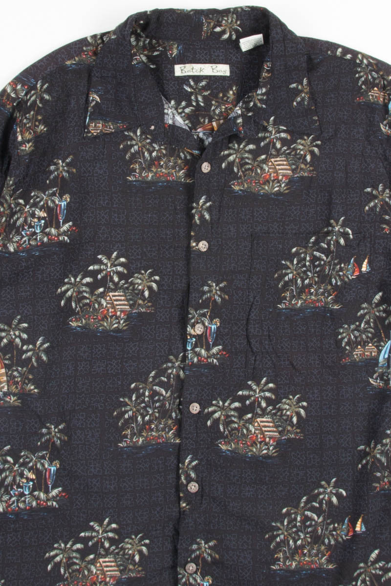 Black Cocktail Vintage Hawaiian