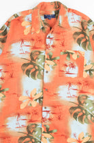 Orange Flowers Vintage Hawaiian 1