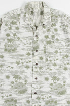 Grey Beach Scene Vintage Hawaiian