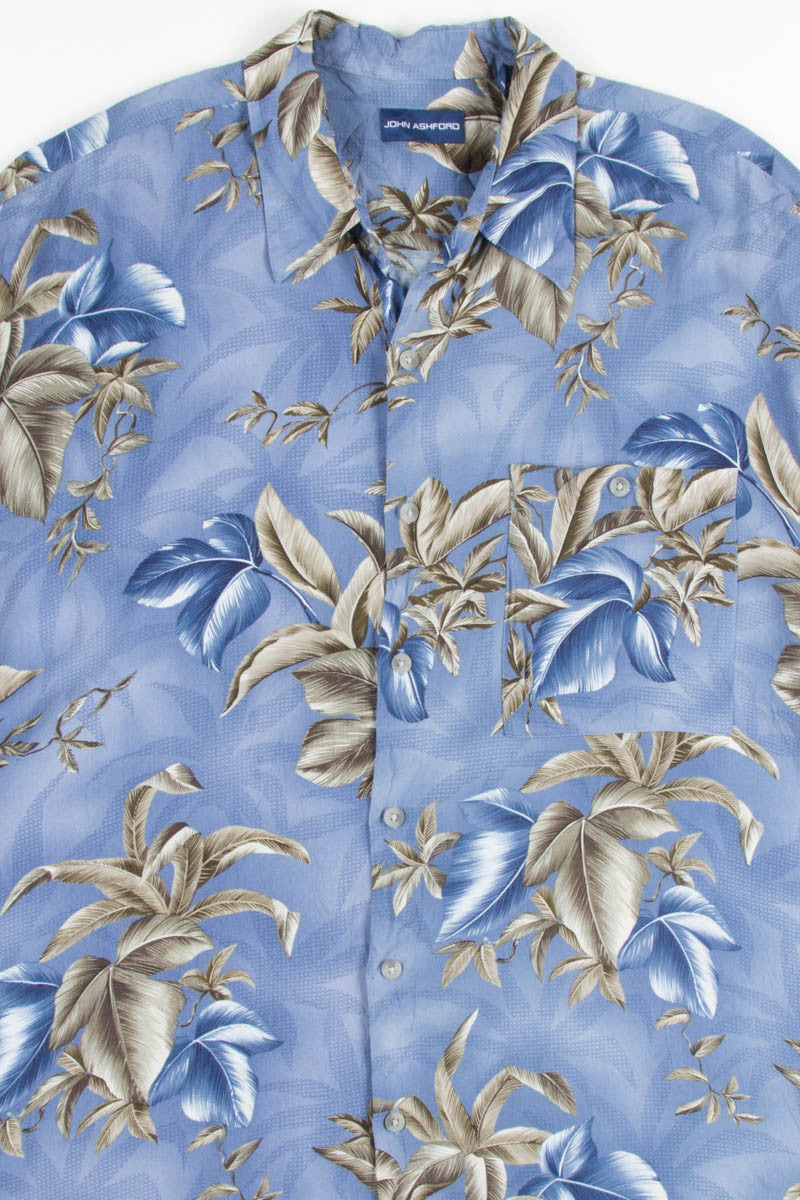 Blue Leaves Vintage Hawaiian 1