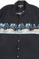 Black Floral Vintage Hawaiian 2