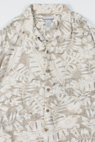 White & Grey Vintage Hawaiian