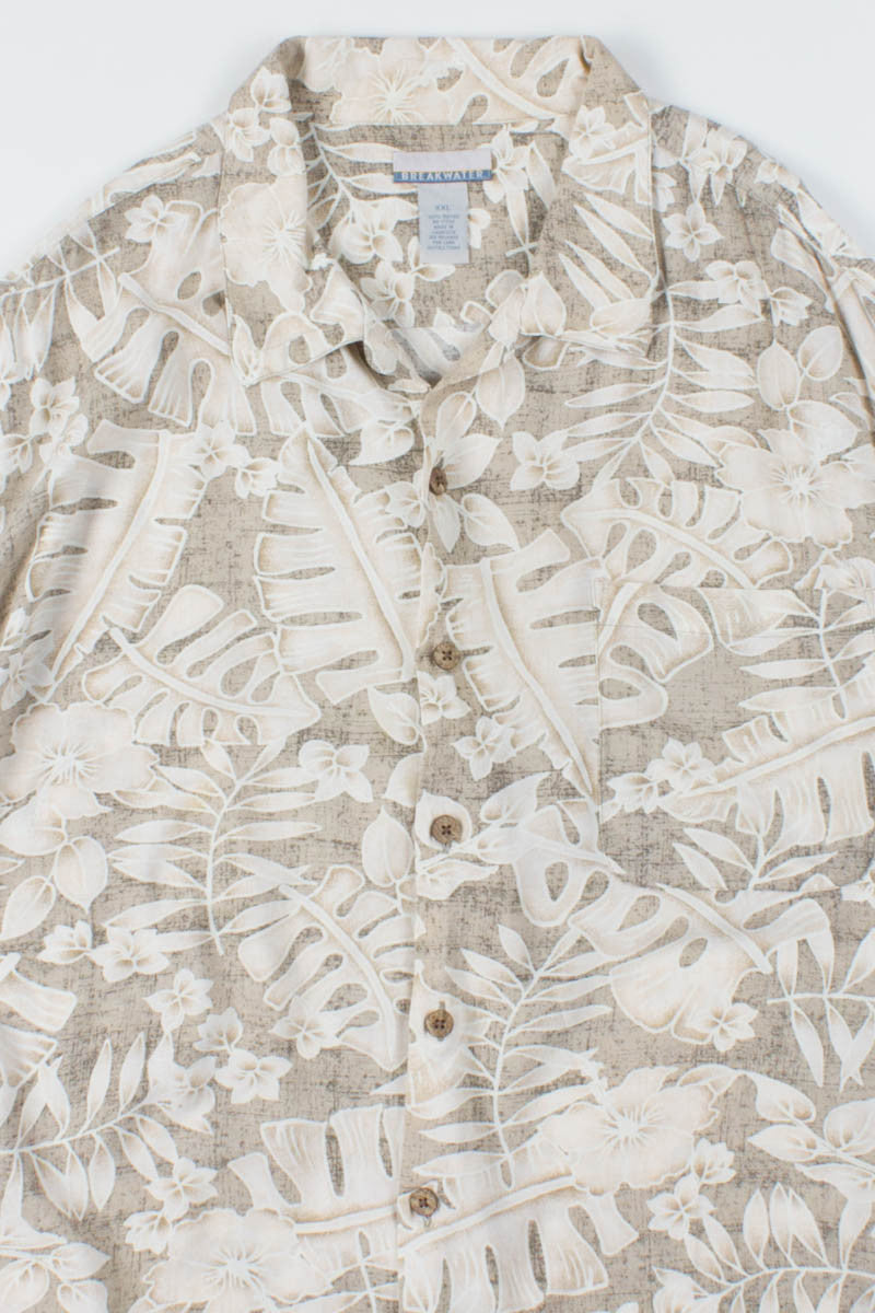 White & Grey Vintage Hawaiian