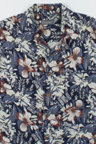 Navy & Red Vintage Hawaiian