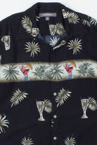 Black Cocktails Vintage Hawaiian
