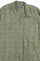 Green Checkered Vintage Button up Shirt 1