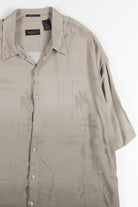 Grey Ombre Palm Tree Vintage Hawaiian