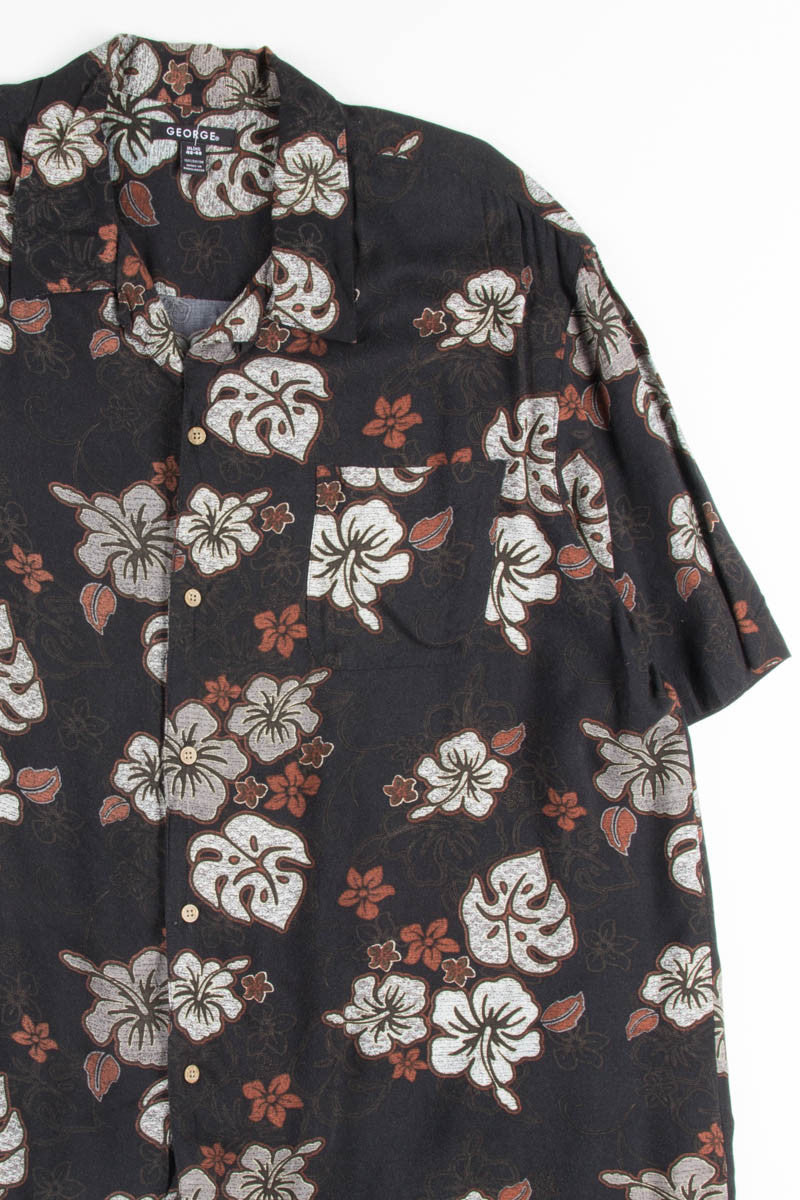 Black Floral Vintage Hawaiian 3