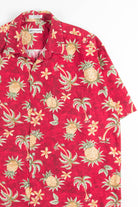 Red Pineapples Vintage Hawaiian 1