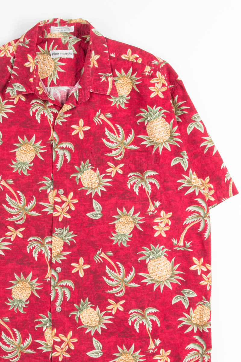 Red Pineapples Vintage Hawaiian 1